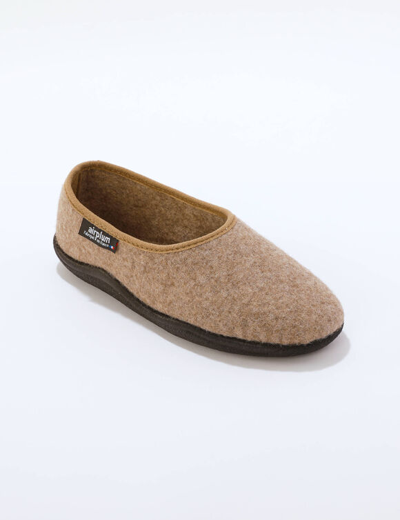Pantoffels in ballerinamodel Airplum®, Airflex™-zolen (taupe)