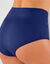 Rima-corrigerende slip van microvezel en guipure - set van 2 (blauw)