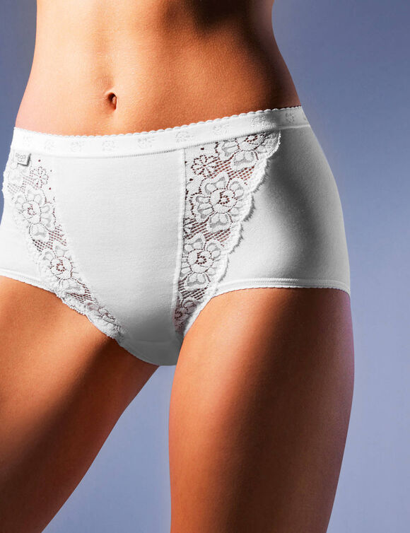 Maxislip Chic, set van 3 kopen + 1 GRATIS (1) (wit)