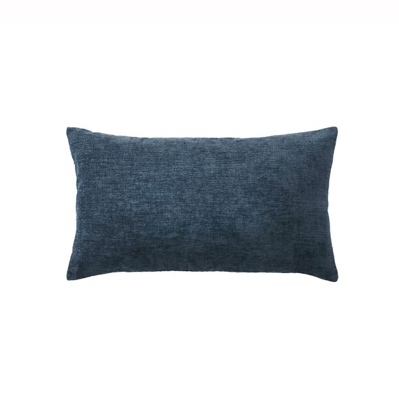 Housse de coussin chenille - lot de 2 (marine)