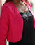 Effen bolero met 3/4-mouwen (fuchsia)