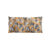 Long coussin déco coton imprimé tropical (jaune)