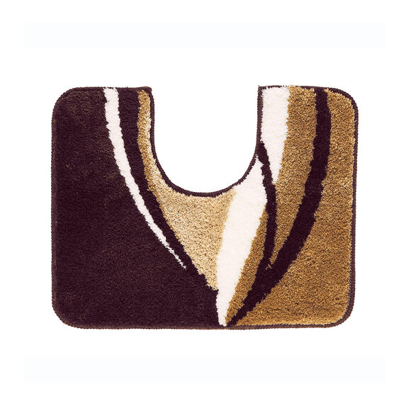 Tapis de bain fantaisie Zilla (marron)