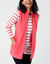 Veste zipp&eacute;e maille polaire, sans manches (corail fonc&eacute;)