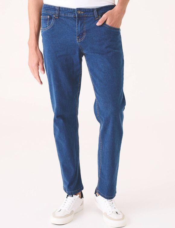 Jeans voor gezet lichaam (stone)