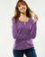 Effen cardigan met kasjmiertouch (parma)