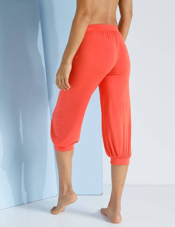 Pantacourt forme boule, uni (corail)