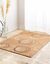 Tapis motifs cercles (beige)