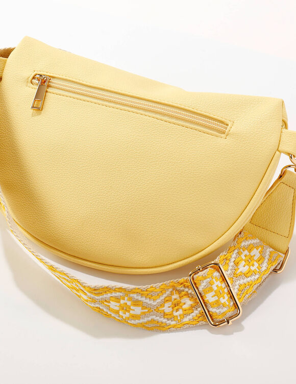 Sac banane jaune pâle sangle amovible (jaune pâle)