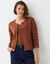 Veste matelass&eacute;e zipp&eacute;e (caramel)