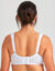 Beha van jacquard en kant - met beugels (wit)