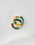 Bracelet tubes élastiqué - lot de 2 (vert / écru)