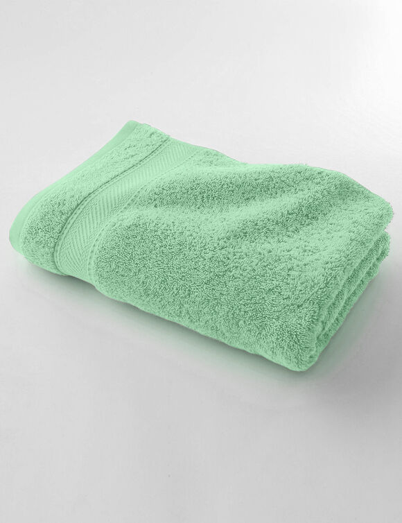 Collection serviettes de bain unies 540g/m2 confort luxe  (amande)