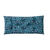 Long coussin de sol imprimé feuillage (grijsblauw)