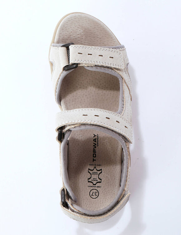 Sandales de randonn&eacute;e ouverture totale (gris)