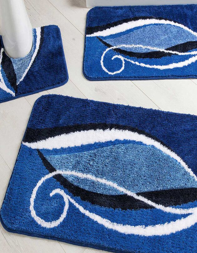 Badtapijtje met fantasiemotief Zilla (blauw)