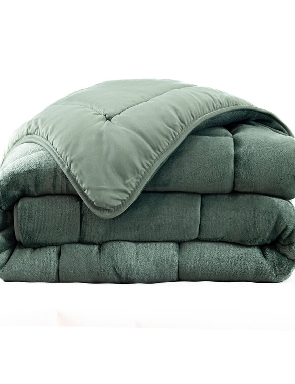 Couette synth&eacute;tique double face 350 g/m&sup2; (eucalyptus)