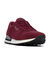 Heren sneakers met contrasterende inzetstukken (bordeaux)