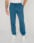 Joggingbroek van molton met elastische zoom (petroleumblauw)