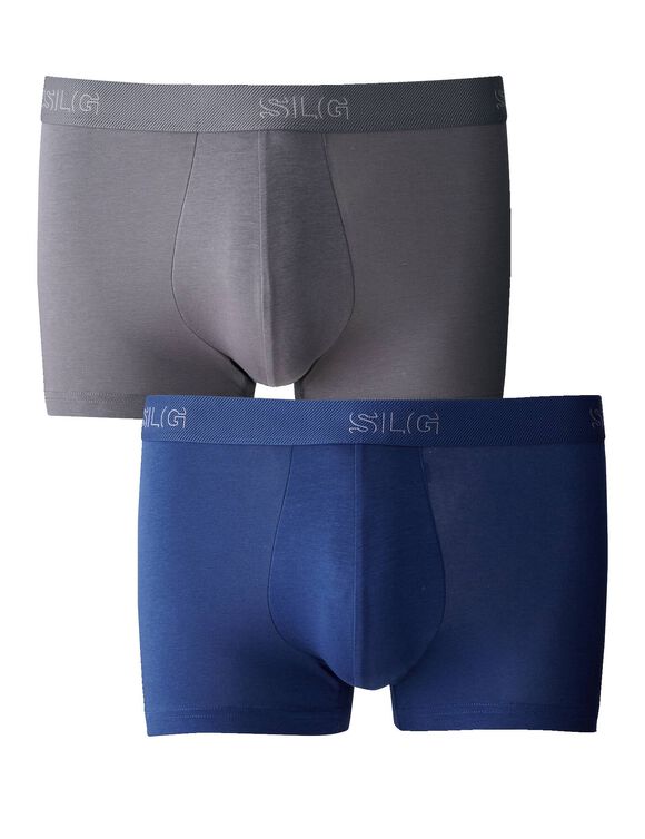 Boxer Base SLOGGI® - lot de 2 (bleu + gris)
