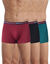 Dim&reg; katoenen boxershort &bdquo;Powerful&ldquo; &ndash; set van 3 (zwart + groen + bordeaux)