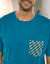 T-shirt pyjama manches courtes bleu canard (bleu canard) T-shirt pyjama manches courtes bleu canard (bleu canard)