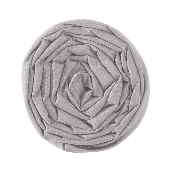Drap-housse uni jersey bonnets 26 cm (gris perle)