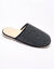 Mules silencieuses unies fourr&eacute;es laine (anthracite)