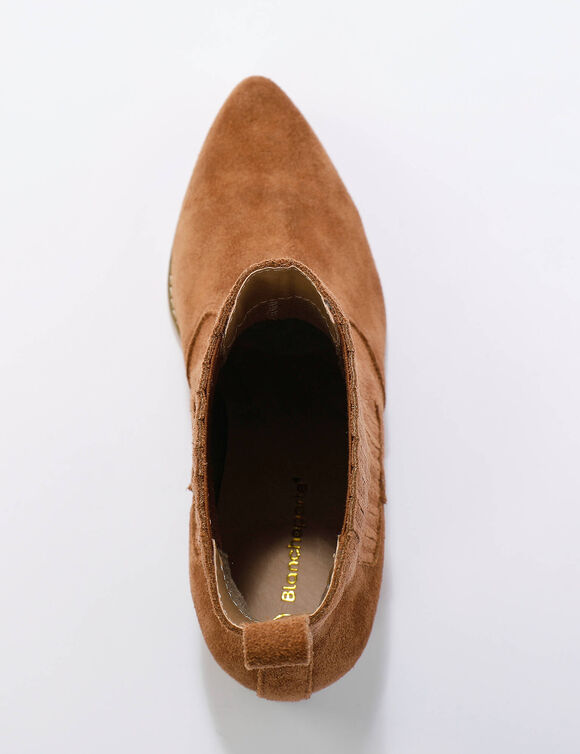 Westernboots, leer (honing)