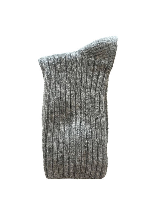 Chaussettes modal avec cachemire et soie (gris chin&eacute;)