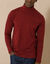 T-shirt col roul&eacute; manches longues (bordeaux)