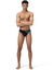 Zwemslip Medley Logo Speedo® (zwart / turkoois)