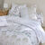 Linge de lit Lilly coton (wit / beige)