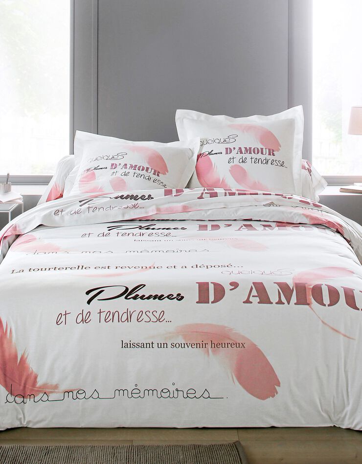 Linge de lit Grace coton, rose poudré Linge de lit Grace coton, rose poudré, hi-res image number 1