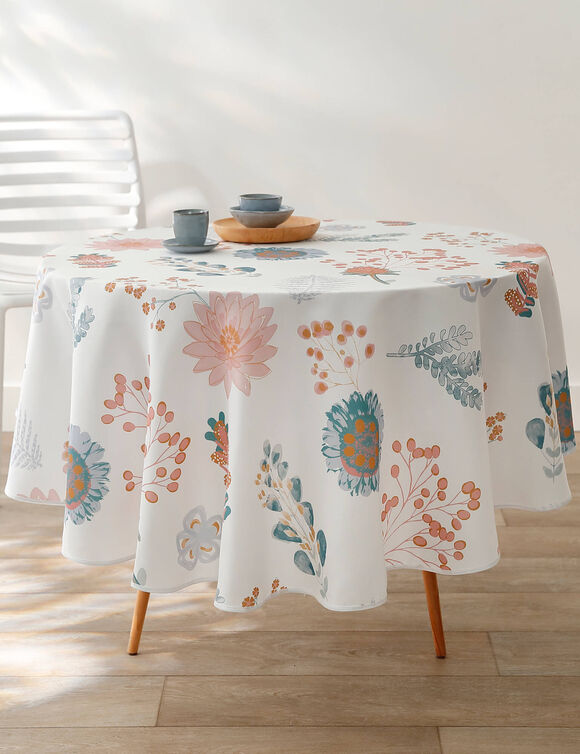 Tafellaken in polyester met landelijke print (veelkleurig)