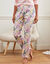 Broek met "Nature Sauvage" print (ecru / parma)