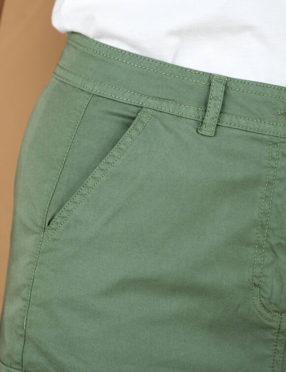 Jupe uni cargo (bronze)