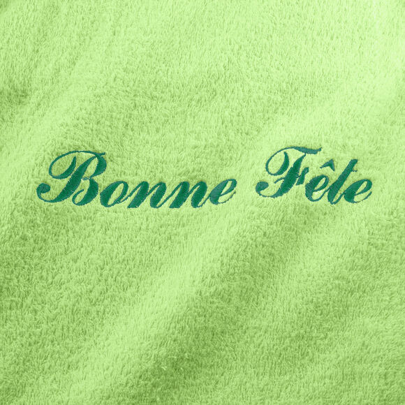 Collection serviettes de bain personnalisables confort moelleux (anis)