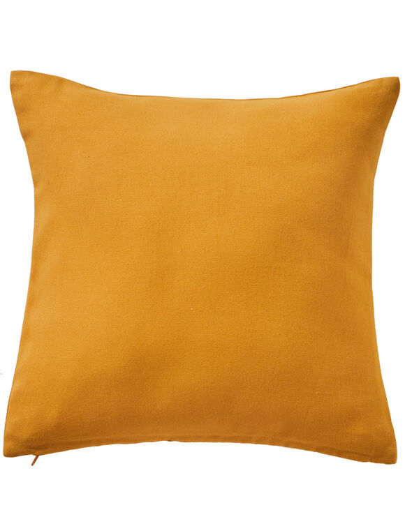 Housse de coussin unie bachette - lot de 2 (miel)