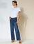 Stretchjeans met ruim model, kleine lengte (dark blue)