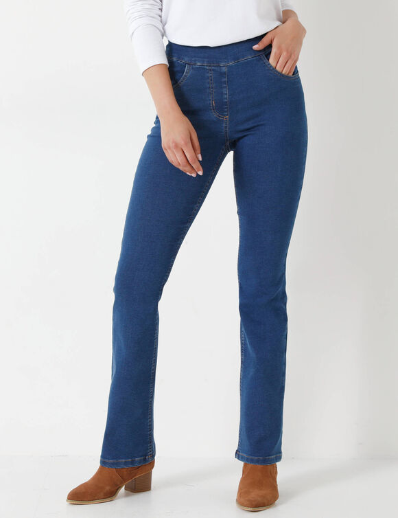 Jean bootcut ultra confort, grande stature (stone)