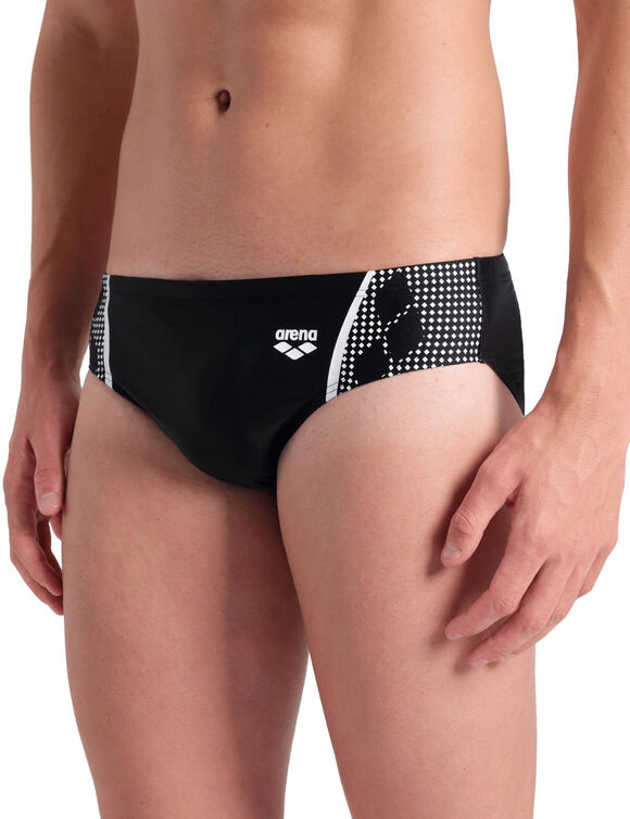 Slip de bain Graphic Arena® (noir / blanc)