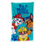 Gepersonaliseerd kinderbadlaken Paw Patrol&reg;, katoenen badstof en velours - 320g/m2 (blauw)