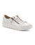 Sneakers met veters en rits (wit)