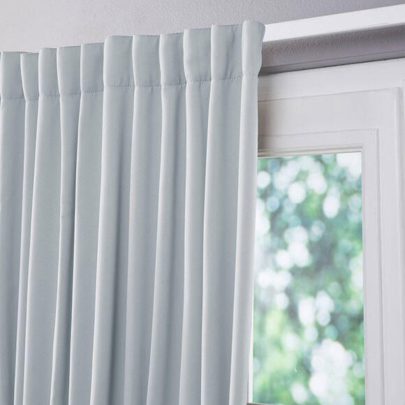 Rodeau occultant satin&eacute;  (gris perle)