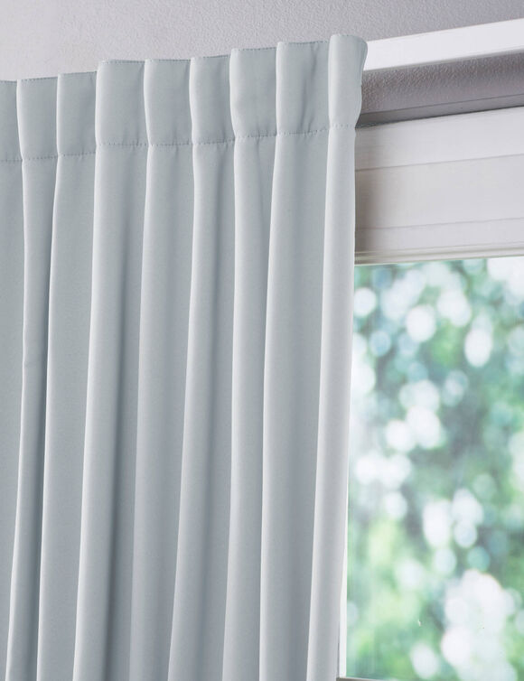 Rodeau occultant satiné  (gris perle)