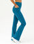 Legging bootcut, taille haute (bleu p&eacute;trole)