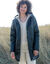 Parka imperm&eacute;able fourr&eacute;e, mi-longue (noir)