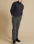Pantalon ville velours c&ocirc;tel&eacute; &eacute;lastiqu&eacute; c&ocirc;t&eacute;s (gris)