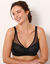 Soutien-gorge minimiseur microfibre et dentelle sans armatures - lot de 2 (blanc + noir)